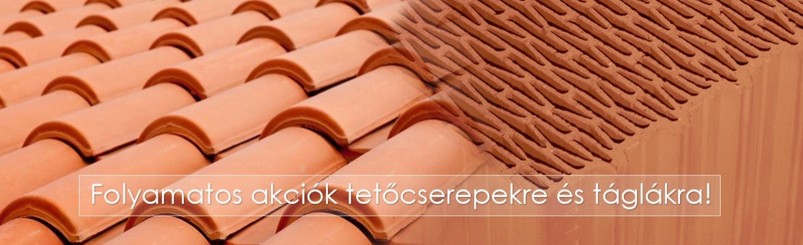 tetőcserép akció
